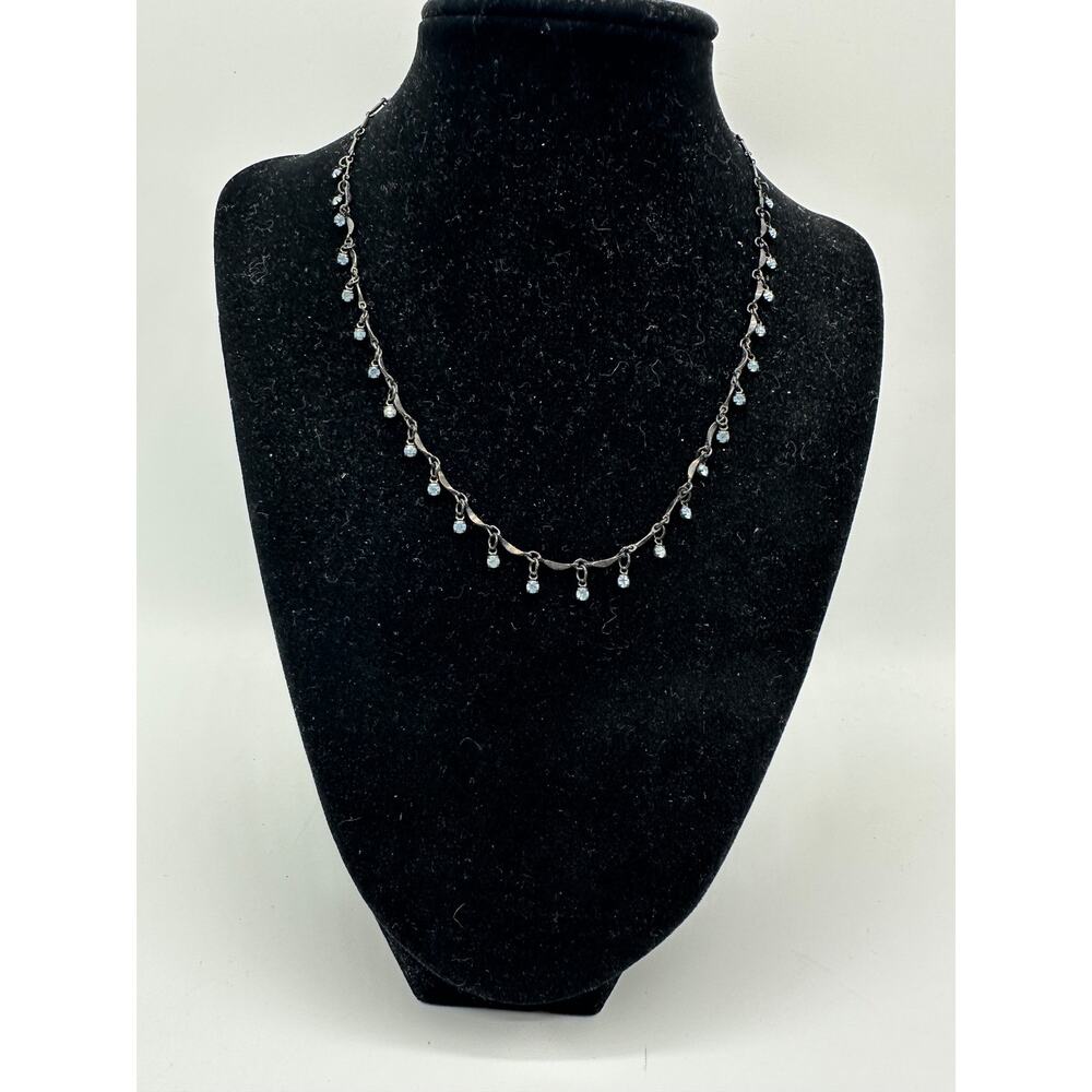Dainty Vintage 17” Bellagio Crystals Y2K Choker